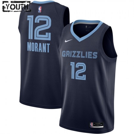 Memphis Grizzlies Ja Morant 12 Nike 2020-2021 Icon Edition Lasten Pelipaidat Swingman